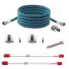 FENGDA BD-116K Set Aerograf Profesional cu 3 Duze (0.2, 0.3, 0.5 mm)