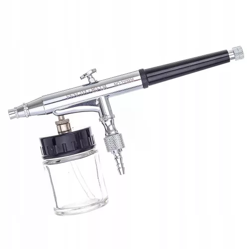 Aerograf Profesional FENGDA BD-134, Duza 0,3mm, 2 Rezervoare Laterale