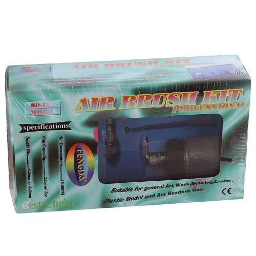 Aerograf Profesional FENGDA BD-134, Duza 0,3mm, 2 Rezervoare Laterale
