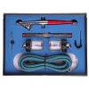 Aerograf FENGDA BD-158S profesional, set duze 0.5, 0.8, 1.0 mm
