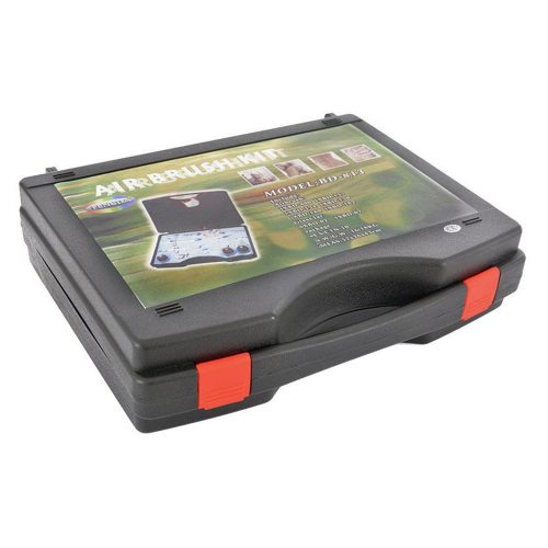 Set Aerograf Profesional Fengda BD-813, 6 Duze (0.2-0.5mm), Compatibil 1/8"