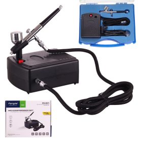   Set Aerograf și Compresor Fengda BD-831, Duză 0,3 mm, Furtun 1,5 m