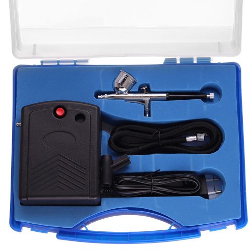 Set Aerograf și Compresor Fengda BD-831, Duză 0,3 mm, Furtun 1,5 m