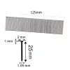 Pini 25 mm, 5000 bucăți, compatibili Makita AF-505 / Technic F-50