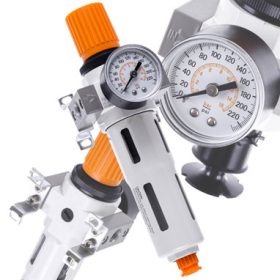   Separator Filtru Aer cu Regulator YQFR2000-02, 1/4", 40μm, 0,5-7 bar