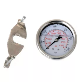   Manometru presiune 0-315 bar, conexiune 1/4" posterior, cu glicerină