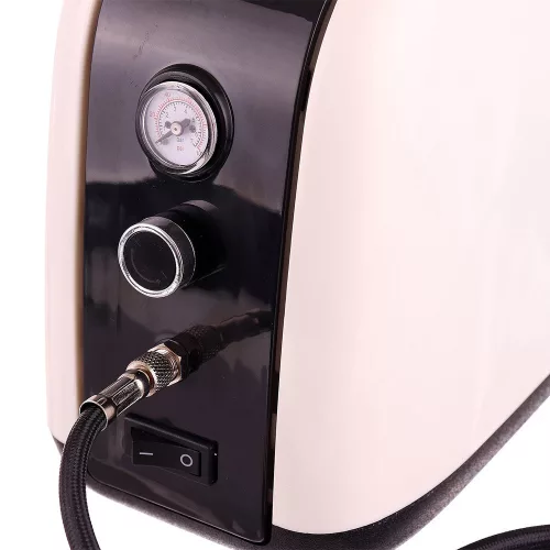 Compresor Aerograf HS-386K, fără Ulei, Duză 0.3 mm