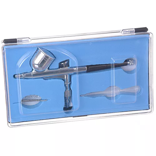 Compresor Aerograf HS-386K, fără Ulei, Duză 0.3 mm