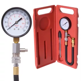 Manometru Compresie Motoare Benzină 0-20 bar Furtun 260mm