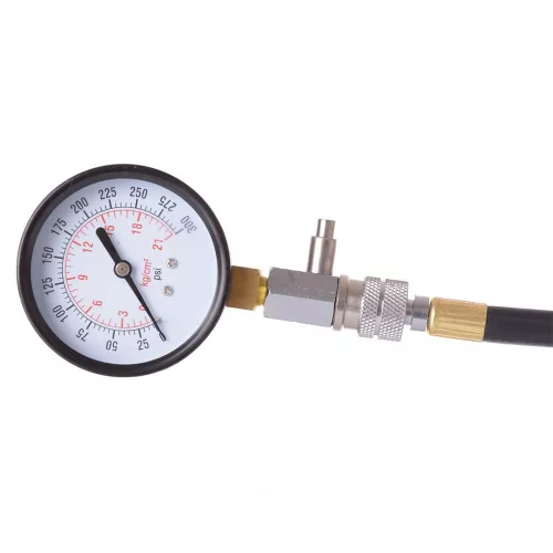 Manometru Compresie Motoare Benzină 0-20 bar Furtun 260mm