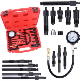 Set Măsurare Compresie Diesel, 17 Piese, 0-70 bar