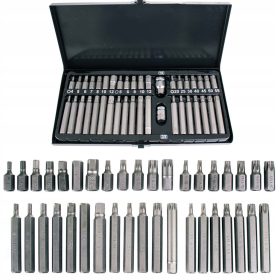   Set Bituri Torx, Imbus, Spline TC Technic BS40, 40 Piese, Prindere 10 mm