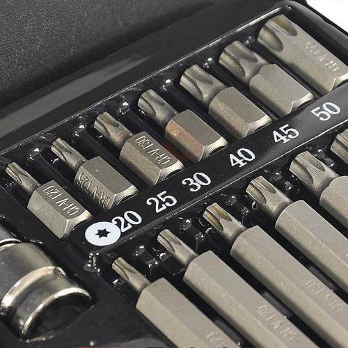 Set Bituri Torx, Imbus, Spline TC Technic BS40, 40 Piese, Prindere 10 mm