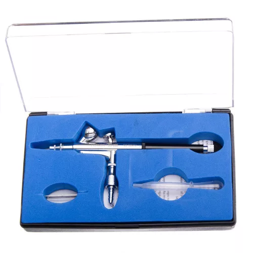 Aerograf profesional FENGDA BD-205, duză 0.2 mm, acțiune dublă