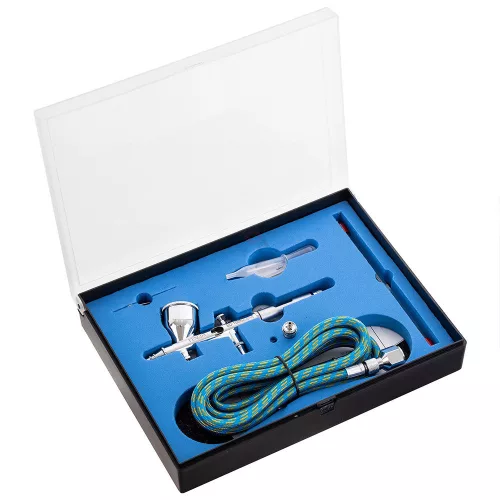 Aerograf FENGDA BD-180K Set cu Duze de Precizie 0.2/0.3mm