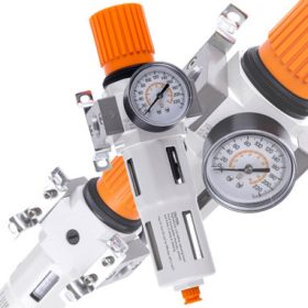   Filtru Aer Regulator Separator Dehidrator YQFR4000-04, 1/2", 5
R00m, Aluminiu