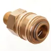 Adaptor Pneumatic Feminin Conectare Rapidă, Alamă 1/4"