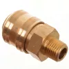 Adaptor Pneumatic Feminin Conectare Rapidă, Alamă 1/4"