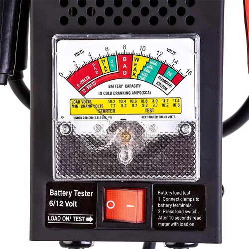 Tester analog baterii auto-moto 6V/12V