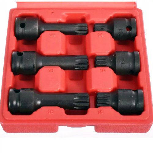 Set Chei Impact Spline Cr-Mo, 1/2 inch, M14-M18