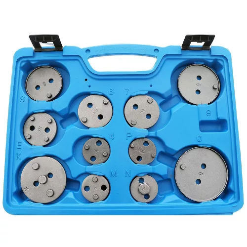 Set Universal 18 Piese pentru Retragere Piston Frână pe Disc din Oțel