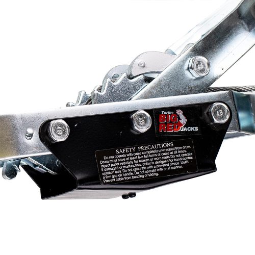 Troliu Manual cu Sfoară Big Red, 4 Tone, 3 Cârlige