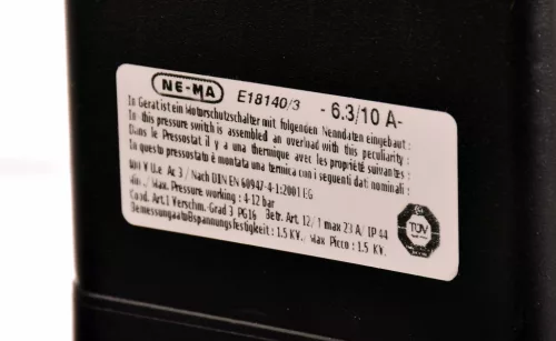 Presostat NE-MA 400V Trifazat 10A pentru Compresoare