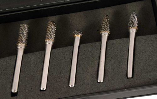 Set Freze din Carburi Metalice TC Technic, Coada 6 mm, 5 Piese