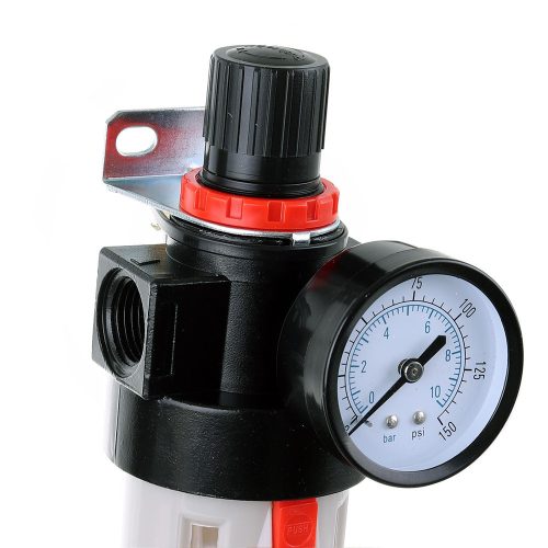 Filtru de Aer TC Technic BFR4000 cu Manometru și Regulator de Presiune, 40 Micron, Conexiune 1/2"