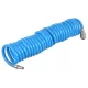 Furtun Spiral Poliuretan 12x8mm, 7.5m, pentru Unelte Pneumatice