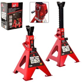   Set Suport Tampon Big Red T46001C - Capacitate 6 Tone, Design de Înaltă Calitate, Înălțime 382-600 mm, Distanță Picior 245x285 mm, Capacitate 6000 kg