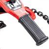 Cric Manual cu Clichet - Scripete cu Lanț Big Red TRC7010, Capacitate 1 Tonă, Înălțime de Ridicare 1,5 Metri și Lanț de 1,6 Metri