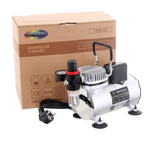Compresor Aerograf AS18-2S cu Ventilator, 20-23 l/min