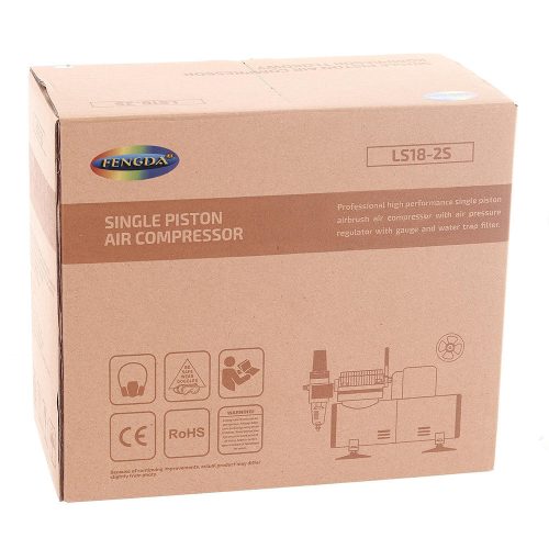 Compresor Aerograf AS18-2S cu Ventilator, 20-23 l/min