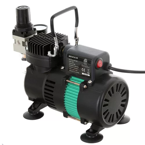 Compresor Aerograf FENGDA AS-320 Fără Ulei, 1/6 CP, 20-23 l/min