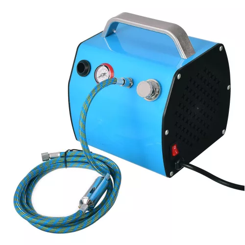 Aerograf Compresor AS-177A cu Manometru și Filtru, Silențios