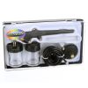 Aerograf Profesional BD-138 cu 2 Rezervoare, Duză 0.8mm