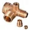 Supapă Antiretur Compresor 1/2" x 3/8", 20 bar, Tub 6 mm