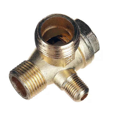 Supapă de Reținere Compresor Technic BNV-005, Alamă, 20 Bar, Conectori Multipli
