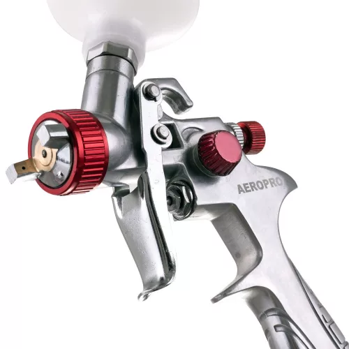 Mini pistol de pulverizare Aeropro 2007, duză 1.0 mm, 125 ml