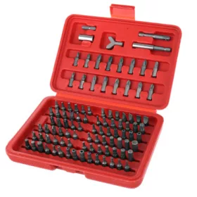   Set Biți Torx și Hexagon 100 bucăți, Crom-Vanadiu TC Technic