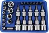 Set Biți și Capete TORX 30 bucăți CrV, cu suport