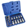 Set Biți și Capete TORX 30 bucăți CrV, cu suport