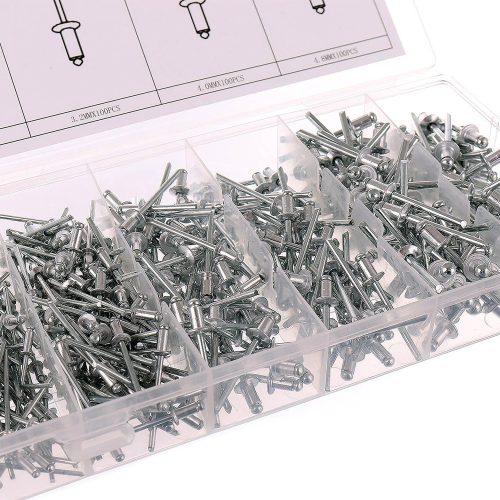 Set Nituri Aluminiu TC Technic, 400 buc, Cutie Plastic