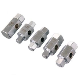   Set Chei Tubulare Hexagonale pentru Buson Ulei, 5 Piese, Dimensiuni Multiple