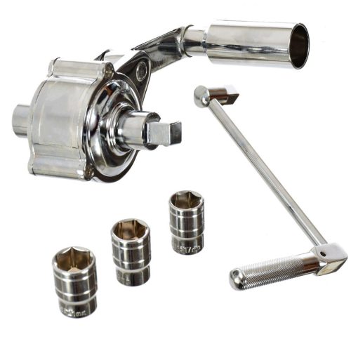 Cheie Roată cu Multiplicator de Forță TC Technic, Cr-V, 17-19-21 mm