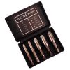 Set Extractoare Șuruburi Rupte, 5 Dimensiuni HSS, Mandrină HEX 1/4"