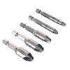 Set Extractoare Șuruburi Rupte, 5 Dimensiuni HSS, Mandrină HEX 1/4"