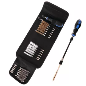   Set Perii Curățare Injectoare și Bujií Incandescente, 20 Piese, 8-19mm