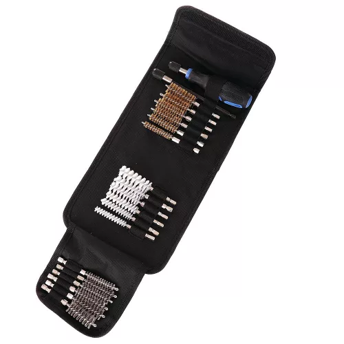 Set Perii Curățare Injectoare și Bujií Incandescente, 20 Piese, 8-19mm